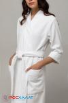 Женский облегченный махровый халат с планкой МЗО-107 (1)