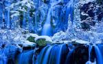 Водопад в зимней красе