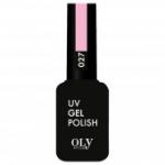 Oly Style. Гель-лак UV Gel Polish тон 027 светло-розовый