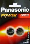 Элемент питания Panasonic CR2032 BL2