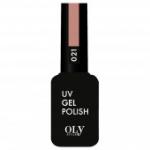 Oly Style. Гель-лак UV Gel Polish тон 021 розово-коричневый