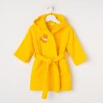 Халат махровый детский Лисёнок, размер 30, цвет жёлтый, 340 г/м? хл. 100% с AIRO
