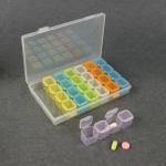 Таблетница-органайзер «Неделька», 7 контейнеров по 4 секции, цвет МИКС