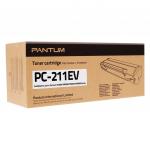 Картридж лазерный PANTUM (PC-211EV) P2200/P2207/P2507/P2500W/M6500/M6607 и тд, ресурс 1600стр, ориг.