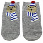 Короткие носки "Bear and dog" Мишка Сибиряк