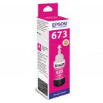 Чернила EPSON (C13T67334A) для СНПЧ Epson L800/L805/L810/L850/L1800 пурпурный ОРИГИНАЛЬНЫЕ