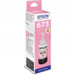 Чернила EPSON (C13T67364A) для СНПЧ Epson L800/L805/L810/L850/L1800 светло-пурпурный ОРИГИНАЛЬНЫЕ