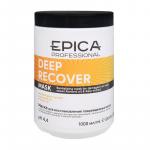 **Epi91335, EPICA Deep Recover / Маска для восстановления поврежденных волос с маслом сладкого миндаля и экстрактом ламинарии, 1000 мл
