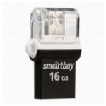 Флэш накопитель USB 16 Гб Smart Buy OTG Poko (black) 114852