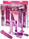 Эротический набор - девять сексуальных игрушек MYSTIC TREASURES с вибрацией розовый gp-06-150-c8-bx