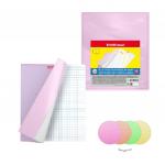 Набор пластик обложек Fizzy Neon  для тетрадей и дневников, 212х347мм. (пакет 12 шт.)