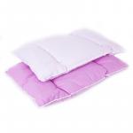 Подушка для новорожденных цвет розовый