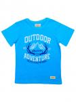 046001 Футболка "OUTDOOR ADVENTURE" д/м голубой