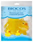 BioCos Мочалка для тела с игрушкой детская