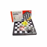 Игра 3 в 1 (шашки, шахматы, нарды магнитные) TX11224
