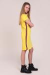 Платье молодежное спорт -  Unique girl - желтый