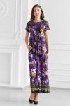 Платье длинное из вискозы - Консуэла | фиолет