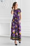 Платье длинное из вискозы - Консуэла | фиолет
