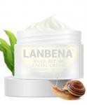 Крем для лица с улиточным муцином Lanbena Snail Repair Facial Cream, 30 гр