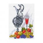 1610 Канва с рисунком 'Матренин Посад' 'Молодое вино', 37*49 см