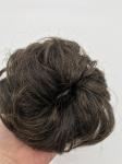Шиньон-резинка из искусственных волос с блеском, низкое качество волос