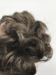Шиньон-резинка из искусственных волос с блеском, низкое качество волос