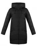 Пальто женское Нэйна черная плащевка (синтепон 200) С 0661