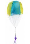YG Sport  Детская игра "Светящийся парашютист"  в пакете (парашют 50 см,  фигурка, свет, в ассорт.)