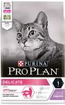 Корм PRO PLAN Delicate OPTI DIGEST (комплекс для поддержания здорового пищеварения) для кошек с чувствительным пищеварением, с индейкой, 3 кг