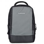 Рюкзак подростковый, 45x33x16см, 2 отд, 2 карм, ПЭ, иск.кожа, спинка с эргон.элем.,USB, чер.с серым
