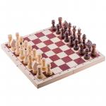 Игра настольная Шахматы, обиходные, парафинированные, с доской, С-1в/Р-4