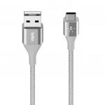 Кабель Type-C-USB 2.0 1,2 м BELKIN, для подключения портат. устройств и периферии, F2CU059bt04-SLV