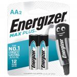 Батарейки КОМПЛЕКТ 2 шт, ENERGIZER Max Plus, AA(LR06,15А),алкалиновые,пальчиковые,блистер(ш/к 23198)