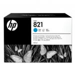 Картридж струйный HP (G0Y86A) Latex 110 Printer, №821, цвет голубой, оригинальный, объем 400 мл.