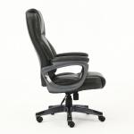 Кресло офисное BRABIX PREMIUM Favorite EX-577, пружинный блок, рециклированная кожа, серое, 531935
