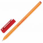 Ручка шариковая масляная PENSAN Officepen 1010, КРАСНАЯ, корпус оранжевый, 1мм, линия 0,8 мм,1010/60