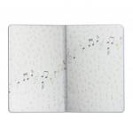 Дневник для музыкальной школы 48 л., обложка кожзам (лайт), термотиснение, BRAUBERG, фиолетовый