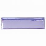 Пенал-косметичка ЮНЛАНДИЯ, прозрачный полиуретан, Glossy, фиолетовый, 20х5х6 см, 228985
