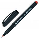 Ручка-роллер CENTROPEN, КРАСНАЯ, трехгранная, корпус черный, узел 0,7мм, линия 0,6мм, 4665/1К