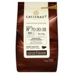 Горький шоколад Callebaut № 70-30-38 (70,5%) в дисках, фирменная упаковка