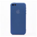 Чехол-накладка [ORG] Full Soft Touch для Apple iPhone 5/5S/SE (blue) 115005