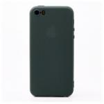 Чехол-накладка [ORG] Full Soft Touch для Apple iPhone 5/5S/SE (dark green) 115008