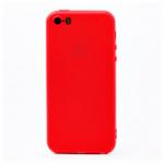 Чехол-накладка [ORG] Full Soft Touch для Apple iPhone 5/5S/SE (red) 115014