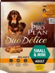 Корм PRO PLAN Duo Delice Small & Mini OPTI BALANCE (комплекс, учитывающий возраст и телосложение) для собак малых и миниатюрных пород, с курицей, 700 г