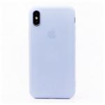 Чехол-накладка [ORG] Full Soft Touch для Apple iPhone X/XS (light blue) 115063