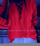 Блузка креп шифон NAOMI red UM37