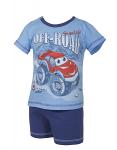 Комплект для мальчика(футболка+шорты) Н001-4966, индиго+голубой