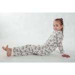 Пижама для девочки молочная