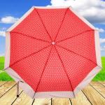 Зонт женский полуавтомат "Горох", цвет микс, 8 спиц, d-110см, длина в слож. виде 30см
