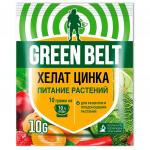 Средство для питания растений "Хелат цинка", для развития, плодоношения растений, пакет 10гр, Грин Бэлт (Россия)